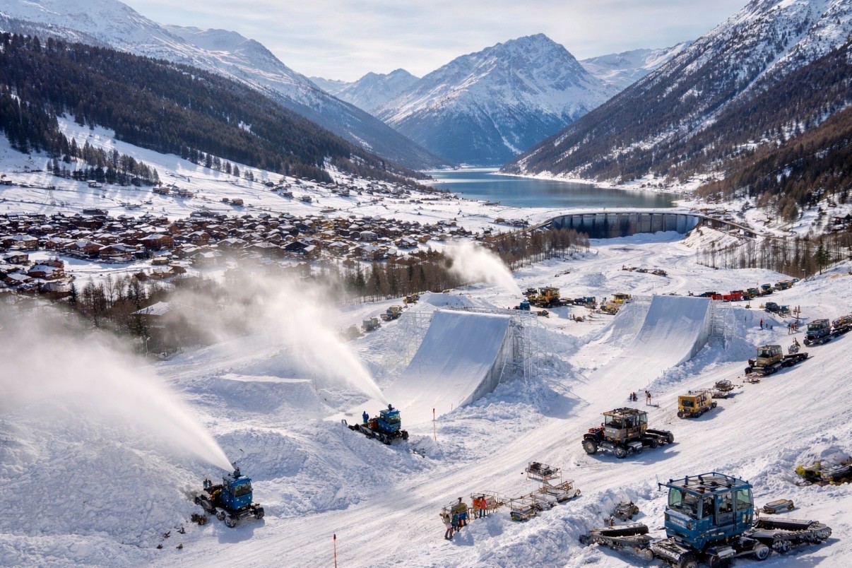 Chaos se sněhem před olympiádou v Itálii. FIS bije na poplach